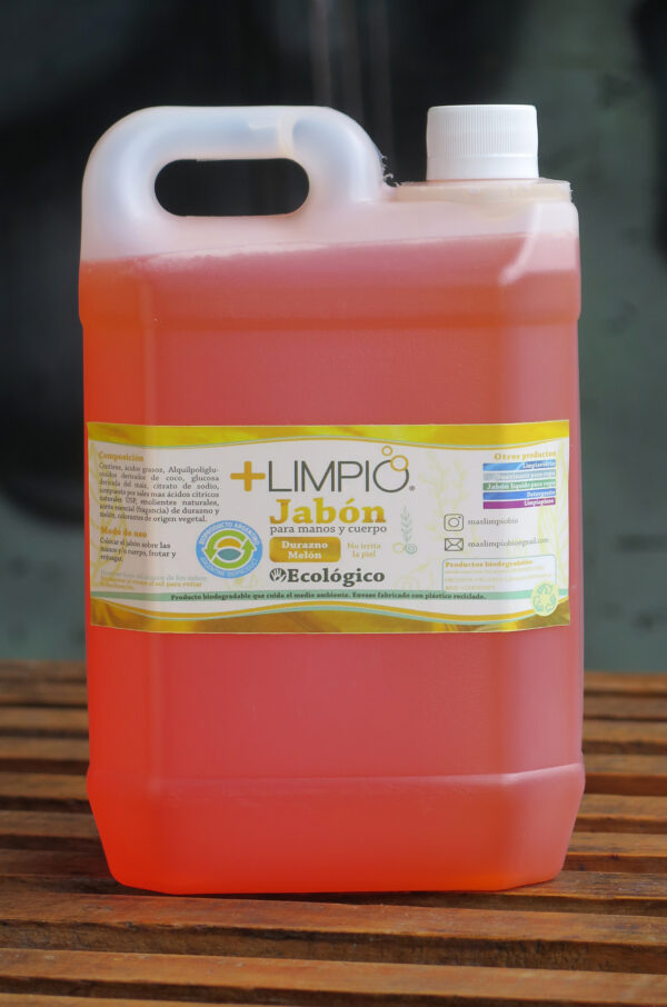 Jabon para manos y cuerpo "Mas Limpio" x 2 litros