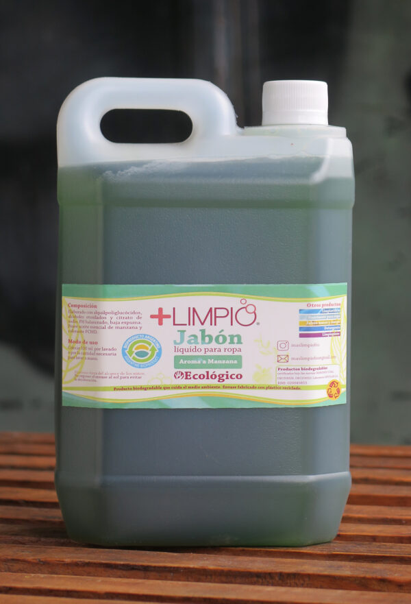 Jabon para lavar la ropa "Mas Limpio" x 2 litros