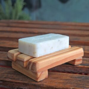 Jabonera de madera x 1 unidad