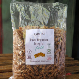 Fideos fusilli integrales "Grun" x 500 grs.